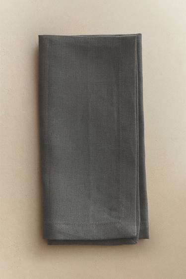 SET ȘERVEȚELE IN ÎNTR-O SINGURĂ CULOARE - Gri de la Zara