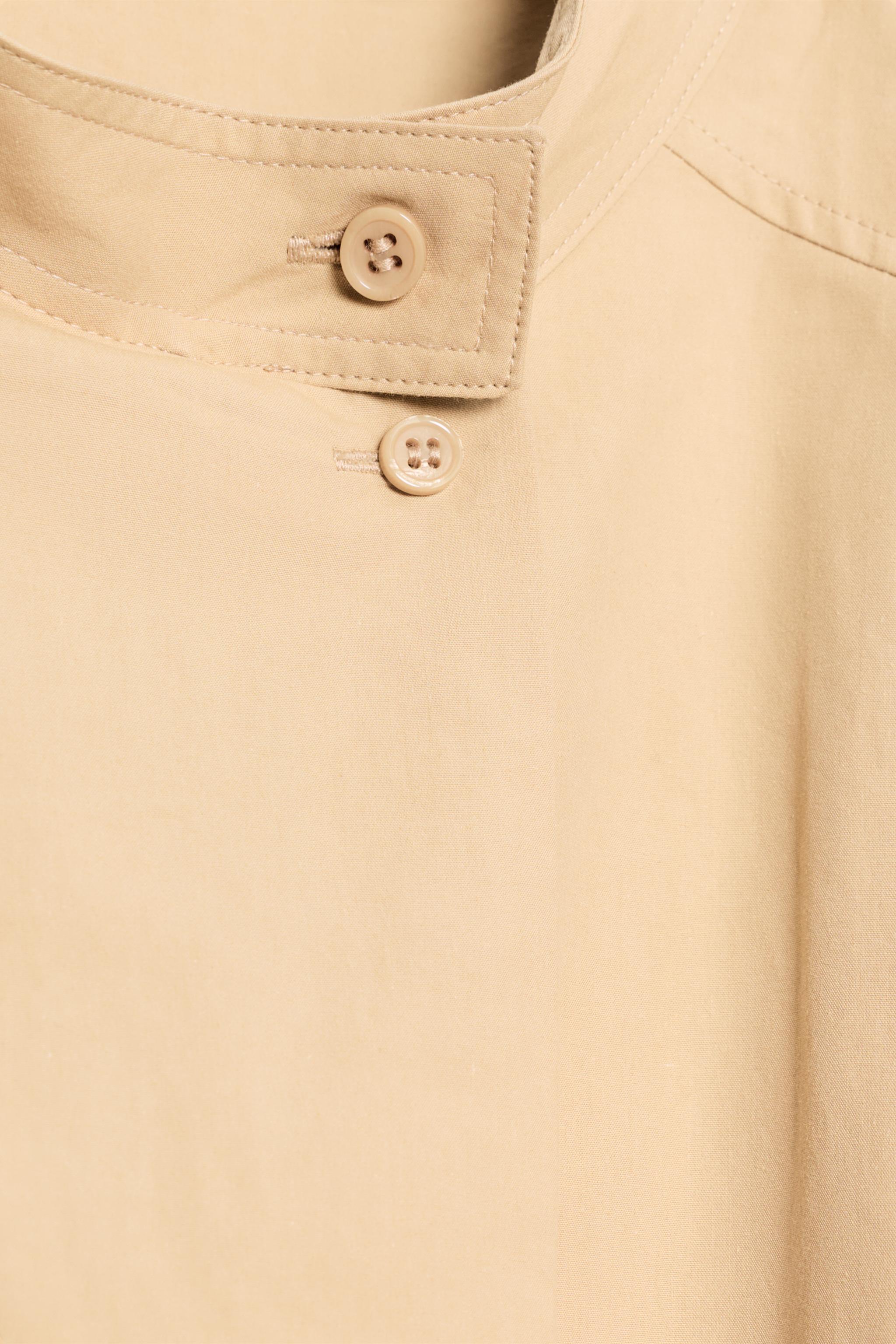 Женские платья Zara ZW COLLECTION CAPE SHIRT DRESS — фото 7