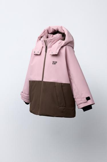 COLOUR BLOCK WATERPROOF AND WINDPROOF HOODED JACKET RECCO® SYSTEM SKI COLLECTION - Pink by Zara - Image 1