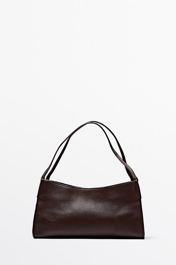 Zara Nappa leather satchel - white - Image 0