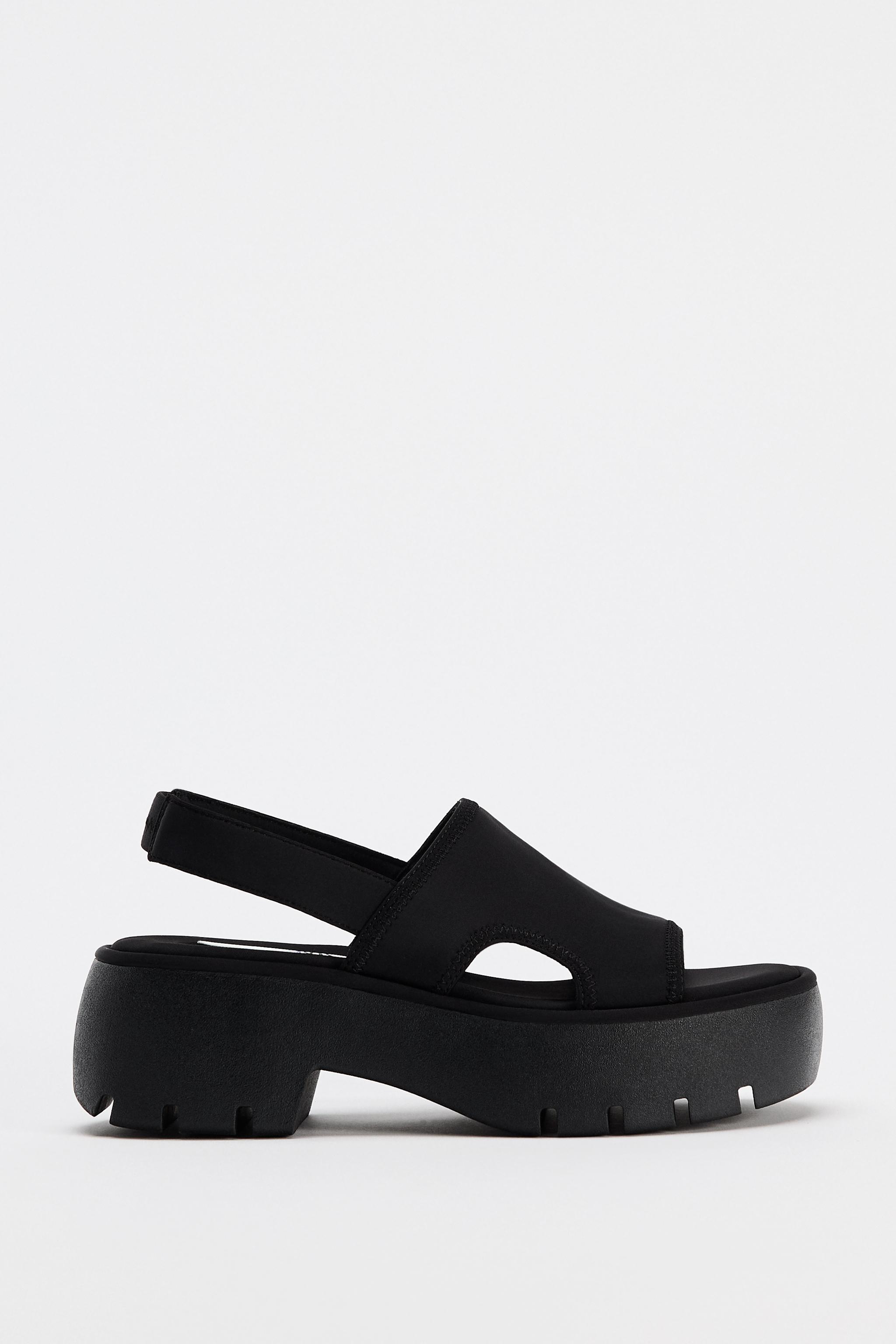 オープニング プラットフォームサンダル - ブラック | ZARA