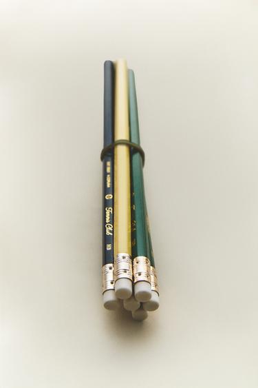 SET OF TENNIS PENCILS (SET OF 6) - Blue green by Zara - Image 5