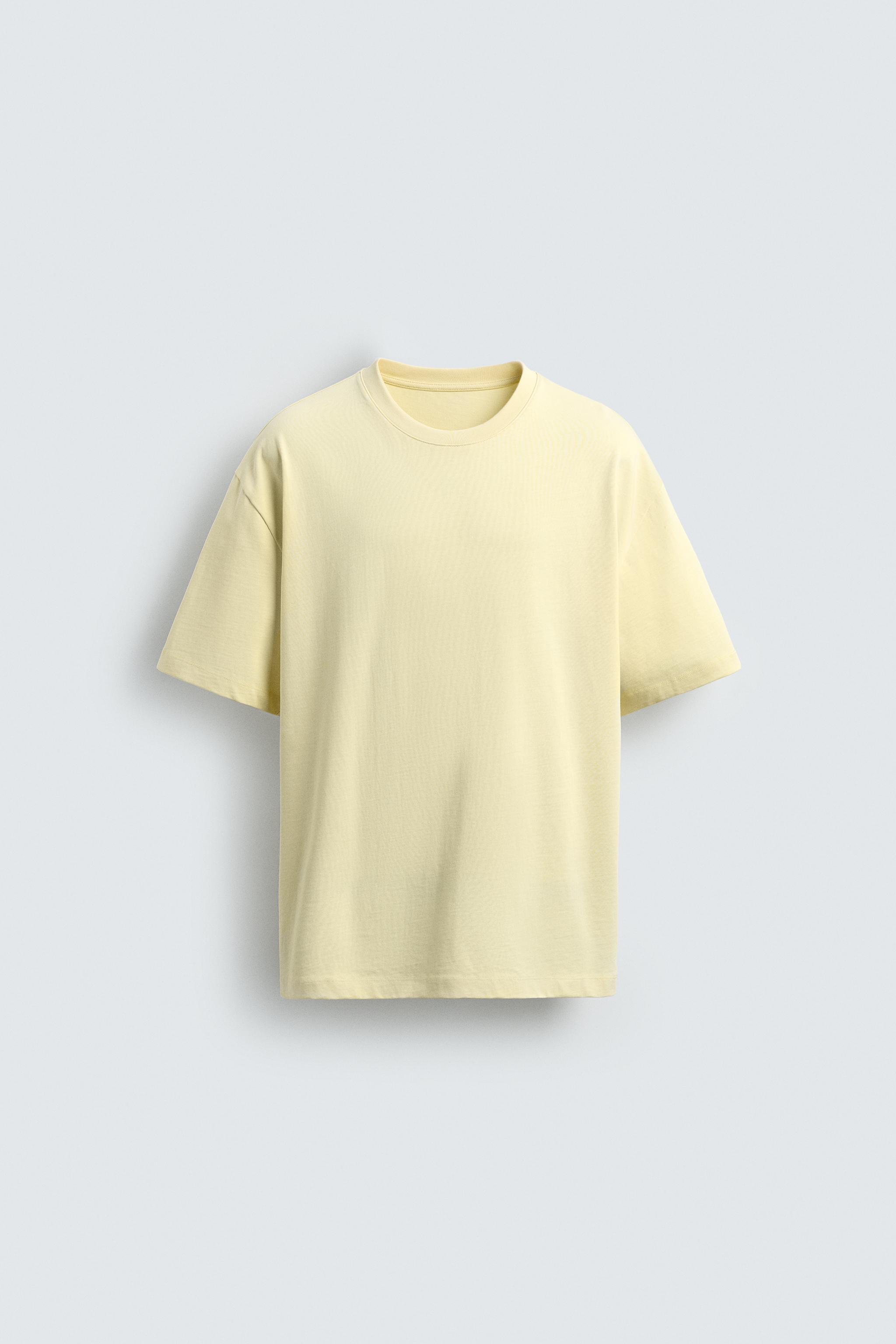BASIC HEAVYWEIGHT T-SHIRT /03 — Light yellow