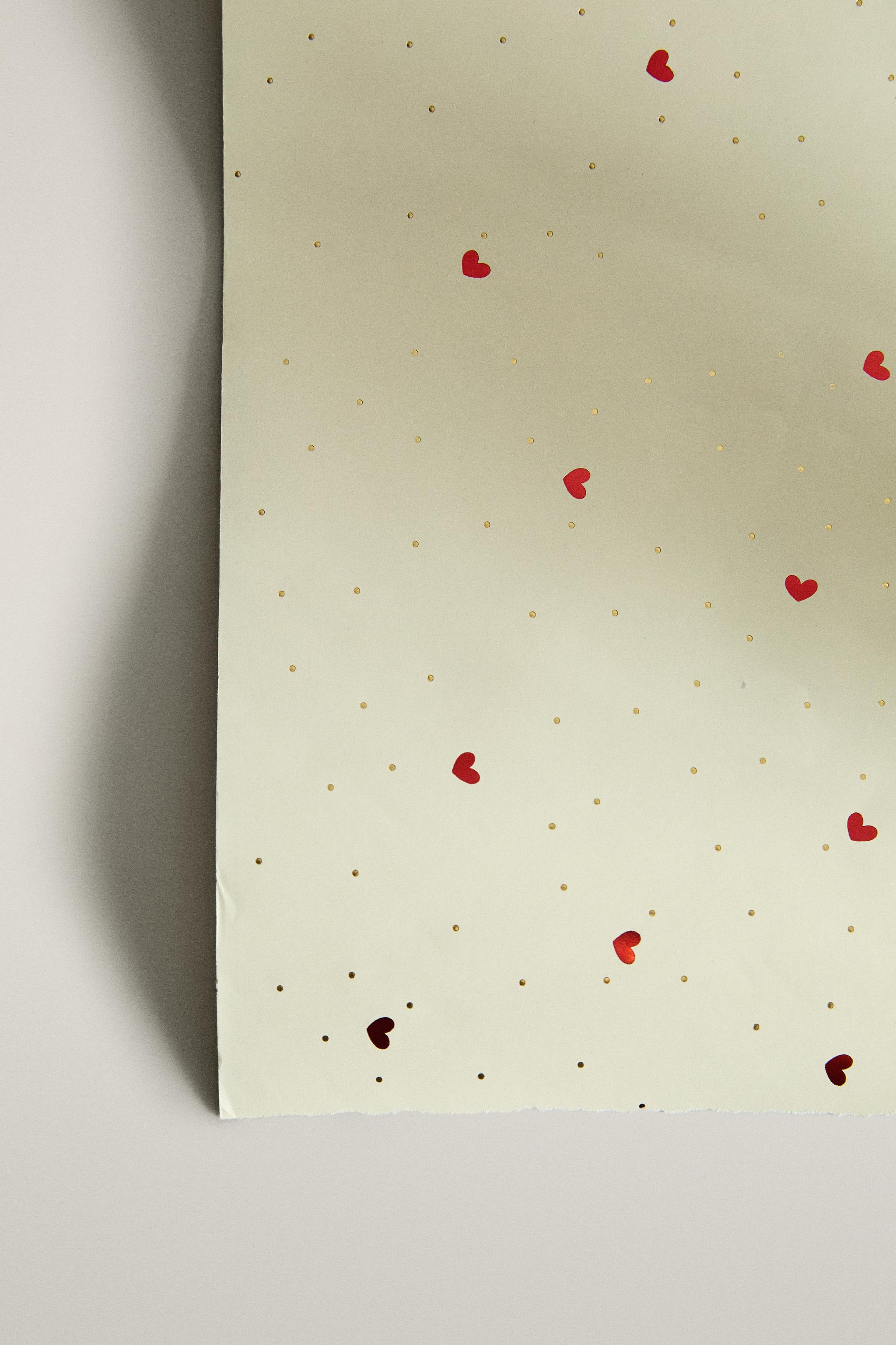 Mini Heart Christmas Gift Wrap