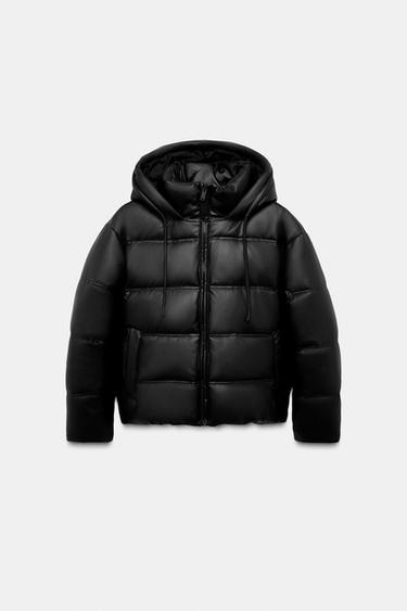 ANORAK MATELASSÉ MATIÈRE SYNTHÈTIQUE DÉPERLANT COUPE-VENT - Noir de Zara - Image 5