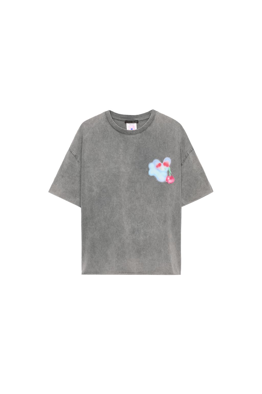 NGELA BACHER WASHED EFFECT T-SHIRT - image 3