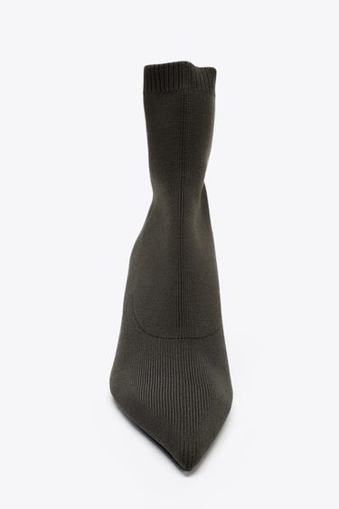 BOTTINES EN TISSU - Gris de Zara - Image 4
