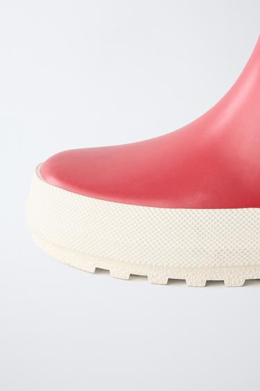 STRETCH WELLINGTON BOOTS - Red by Zara - Image 5