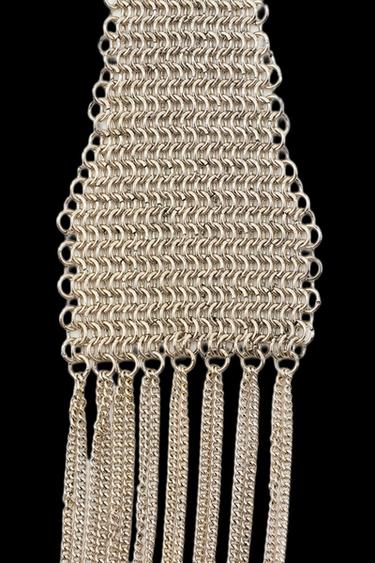 GÜRTEL MIT GLIEDERN UND RINGEN - Silber von Zara