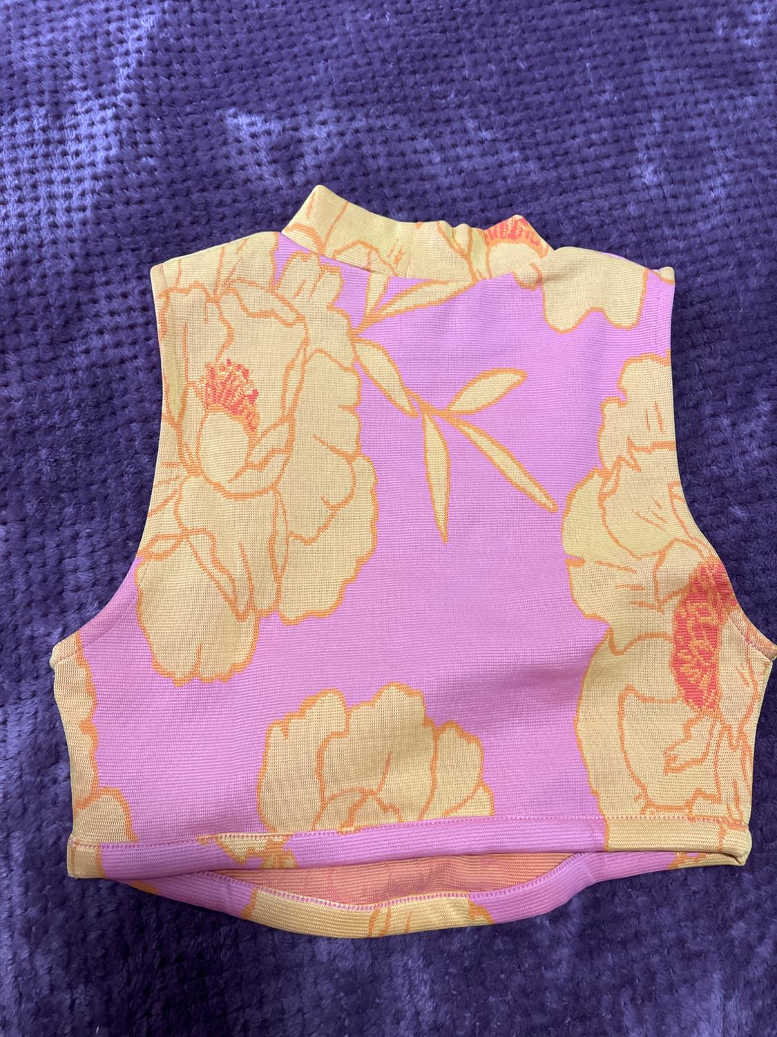 FLORAL JACQUARD TOP - Image 3