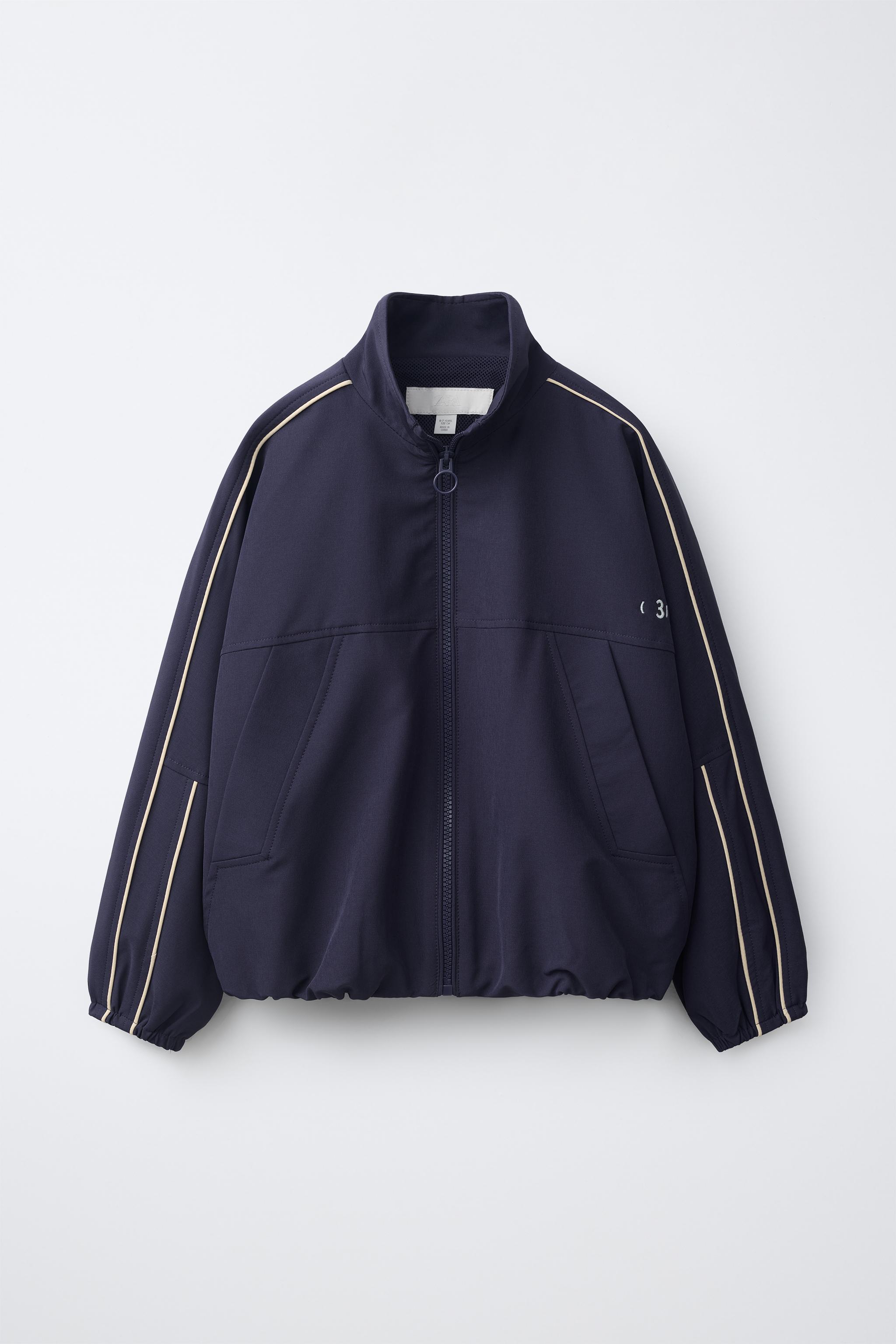 Детские худи Zara CONTRAST PIPING TECHNICAL SWEATSHIRT