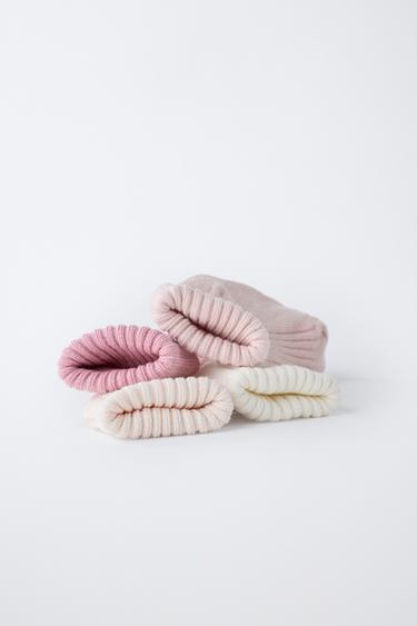 LOT DE QUATRE CHAUSSETTES COLORÉES EN BOÎTE - Rose de Zara - Image 2