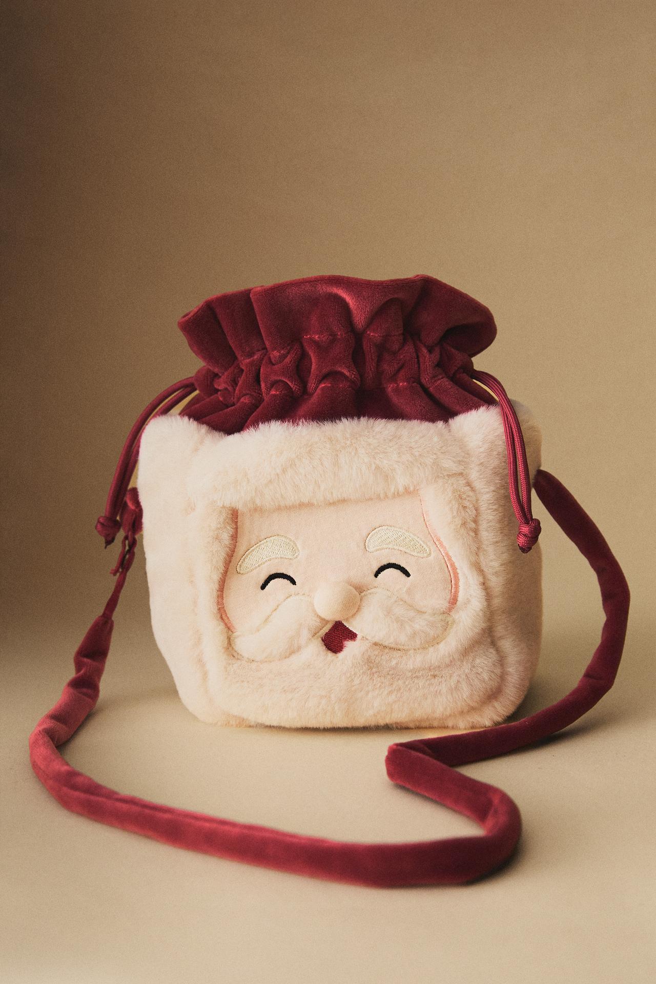 KIDS SANTA CLAUS CHRISTMAS BAG — Red