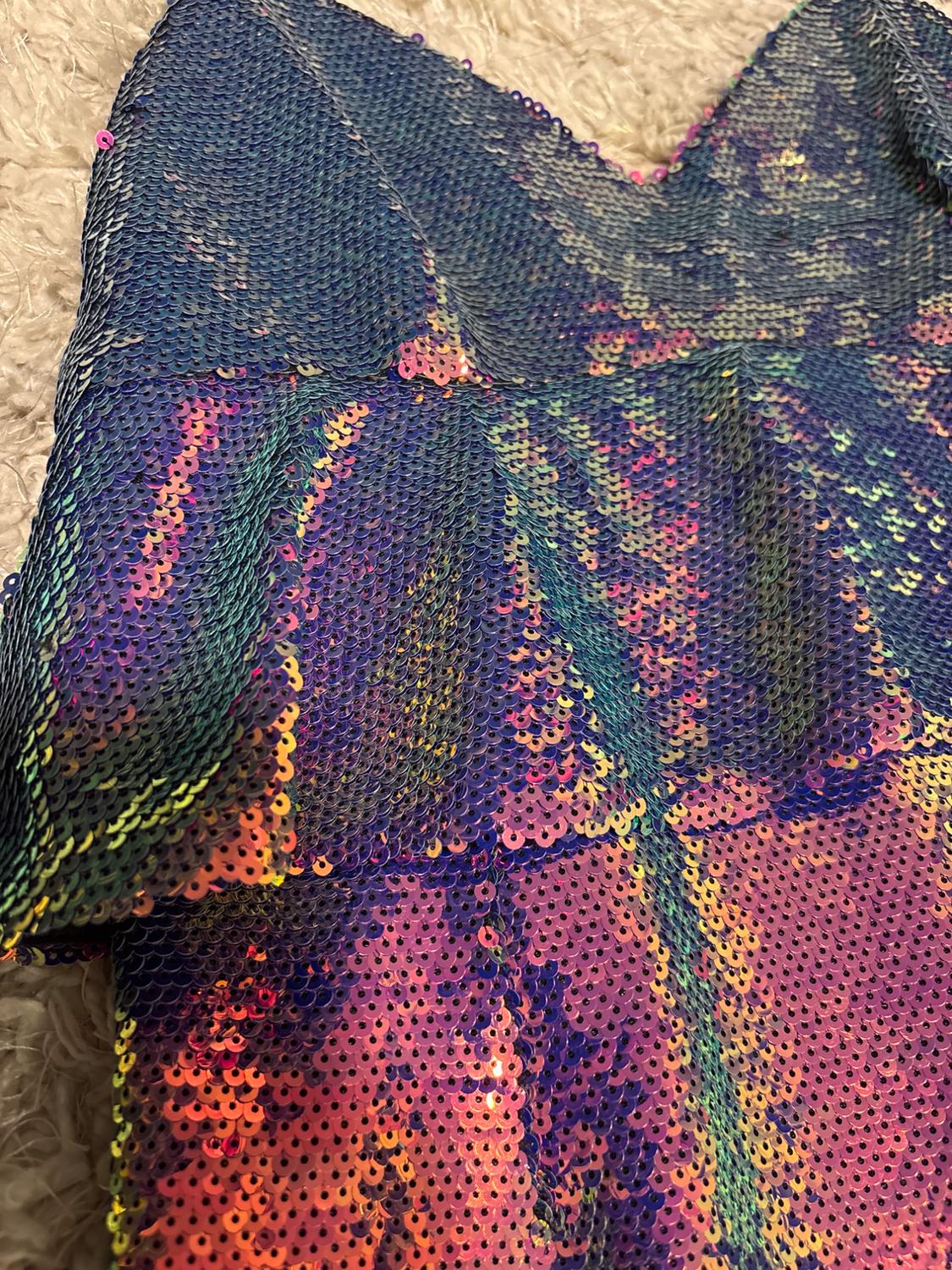 MULTICOLORED SEQUIN DRESS - Image 4