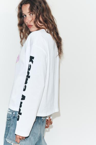 T-SHIRT KADNA ANDA - Blanc de Zara - Image 2