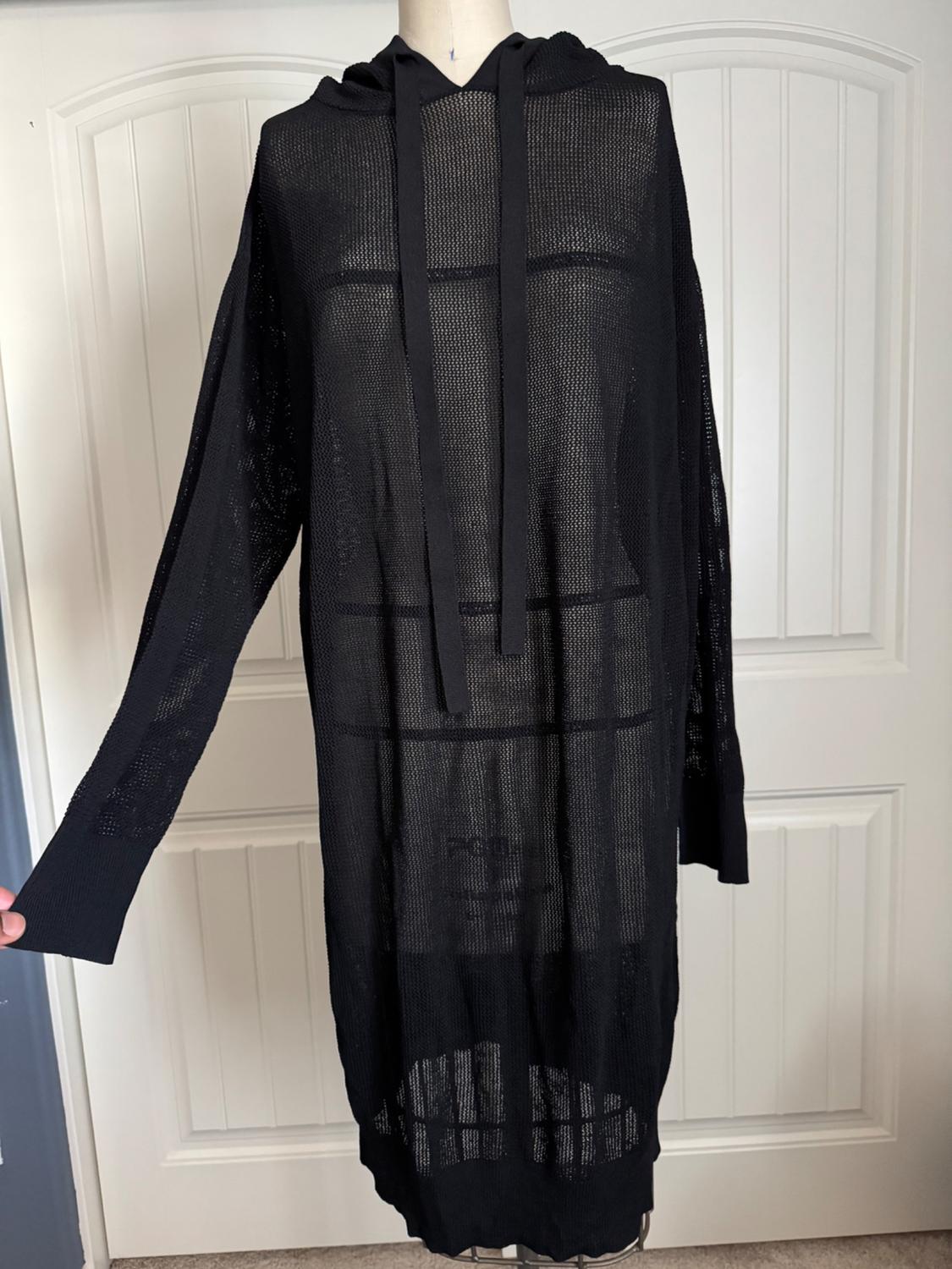 LONG SWEATER WITH HOOD - Image 3