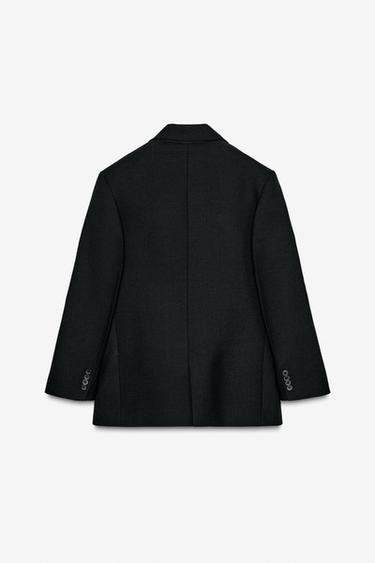 VESTE 100 % LAINE ÉDITION LIMITÉE - Noir de Zara - Image 5