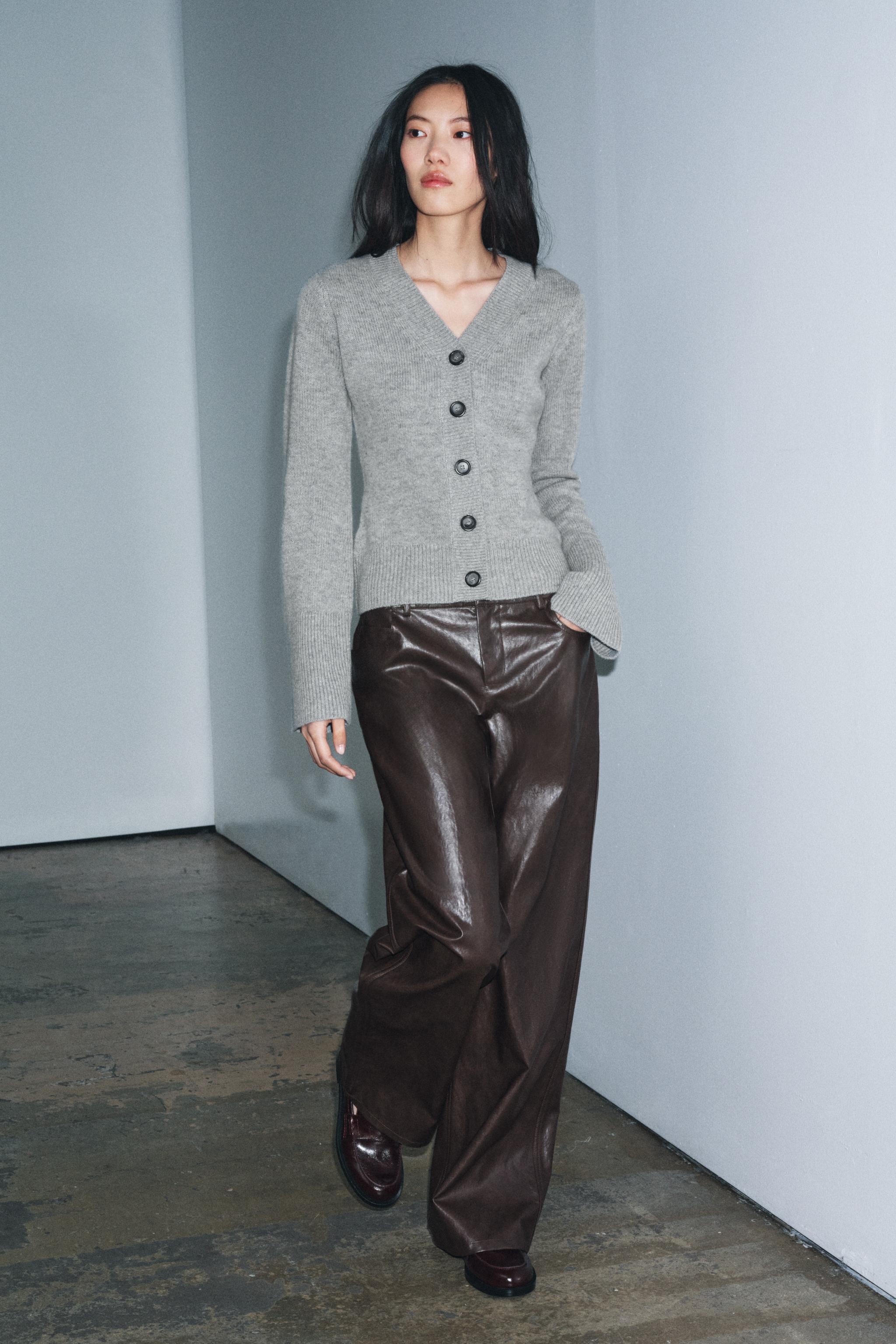 100%ウールフィットジャケット - グレー | ZARA Japan / 日本