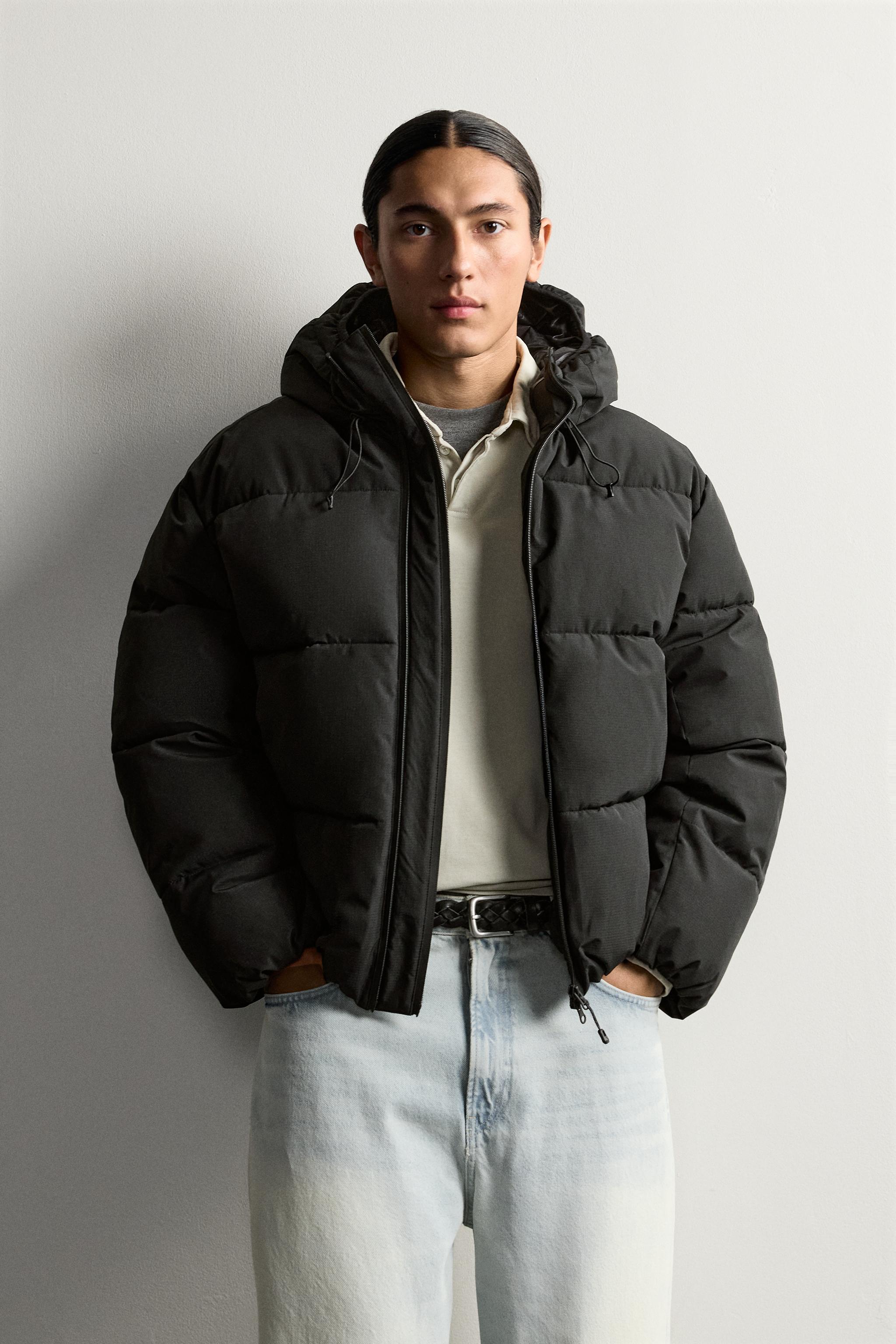 Zara RELAXED FIT KAPÜŞONLU KAPİTONE CEKET görsel 2