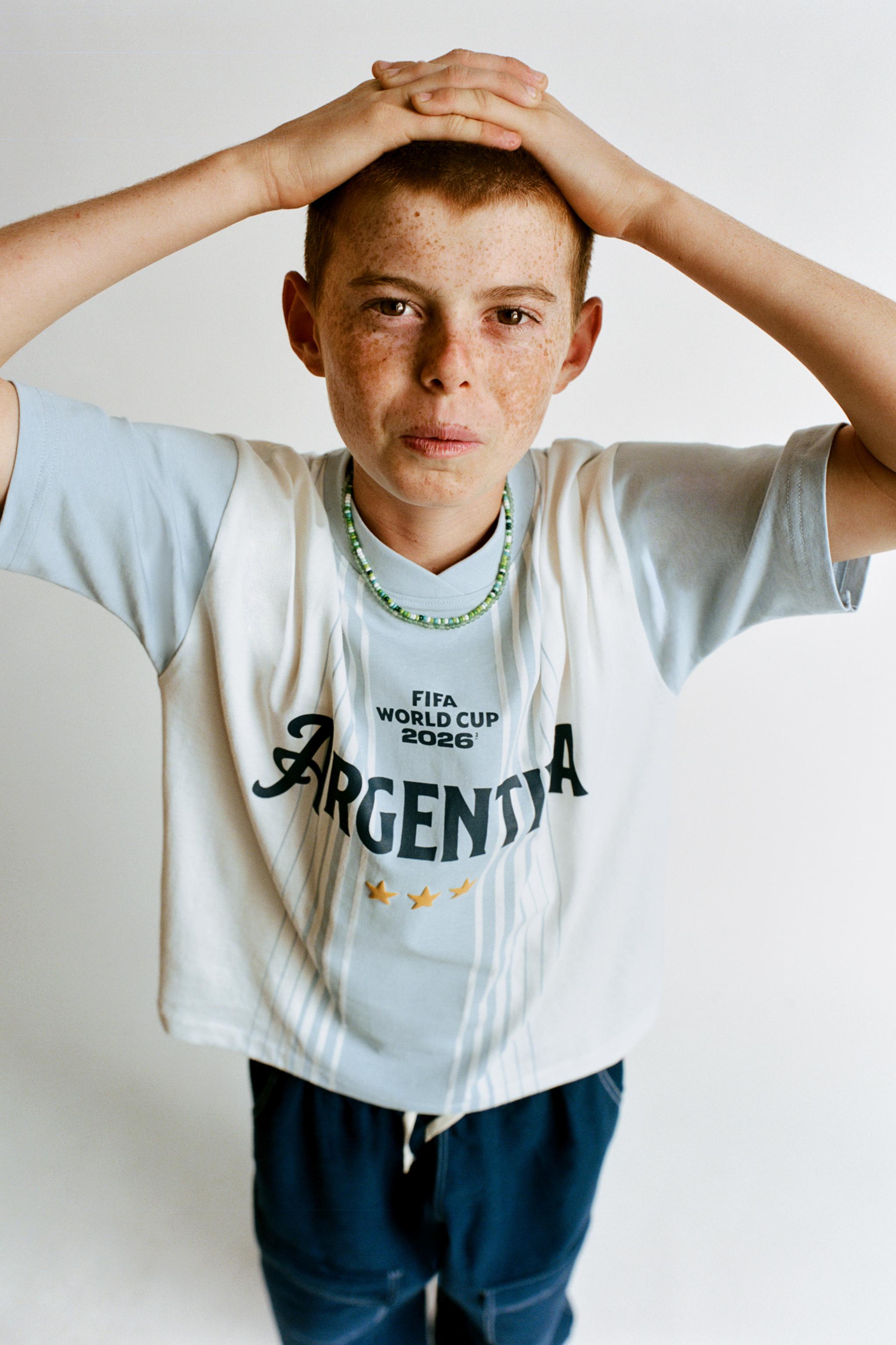 Детские футболки Zara ARGENTINA FIFA WORLD CUP ™ 2026 T-SHIRT