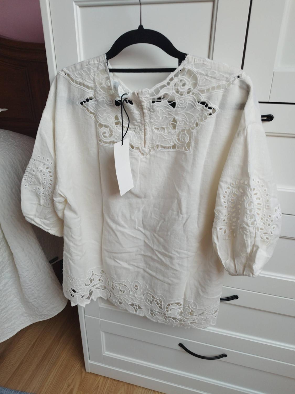 ZW COLLECTION BLOUSE WITH CUTWORK EMBROIDERY - Image 6