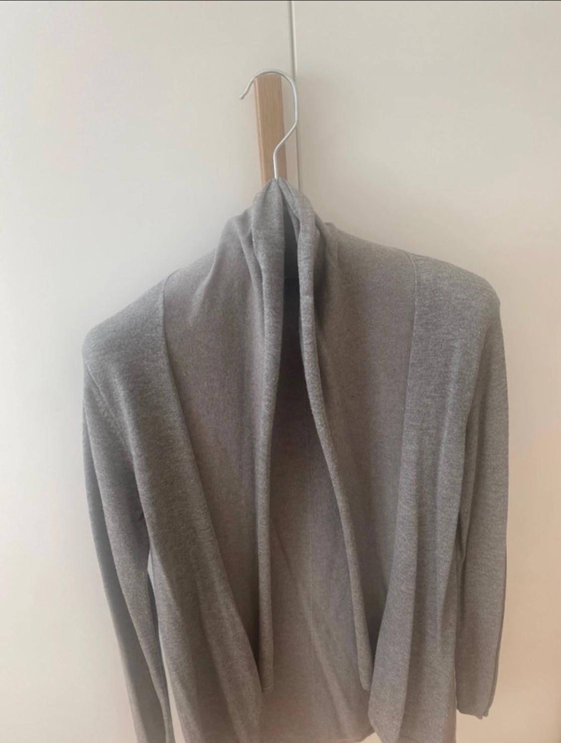 DRAPED NECK CARDIGAN - Image 4