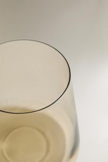 VERRE CRISTALLIN CÔNIQUE - Marron de Zara - Image 2