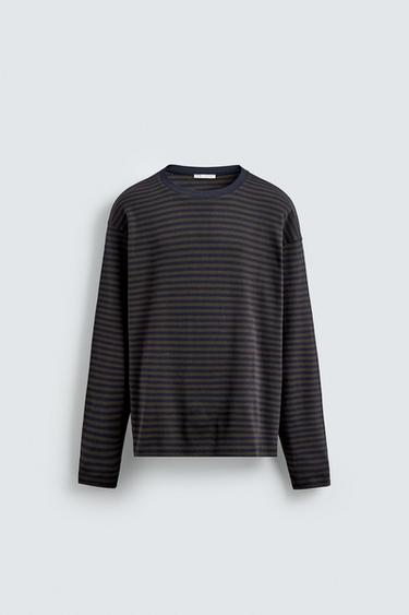 ФУТБОЛКА В КОНТРАСТНУЮ ПОЛОСКУ — B от Zara