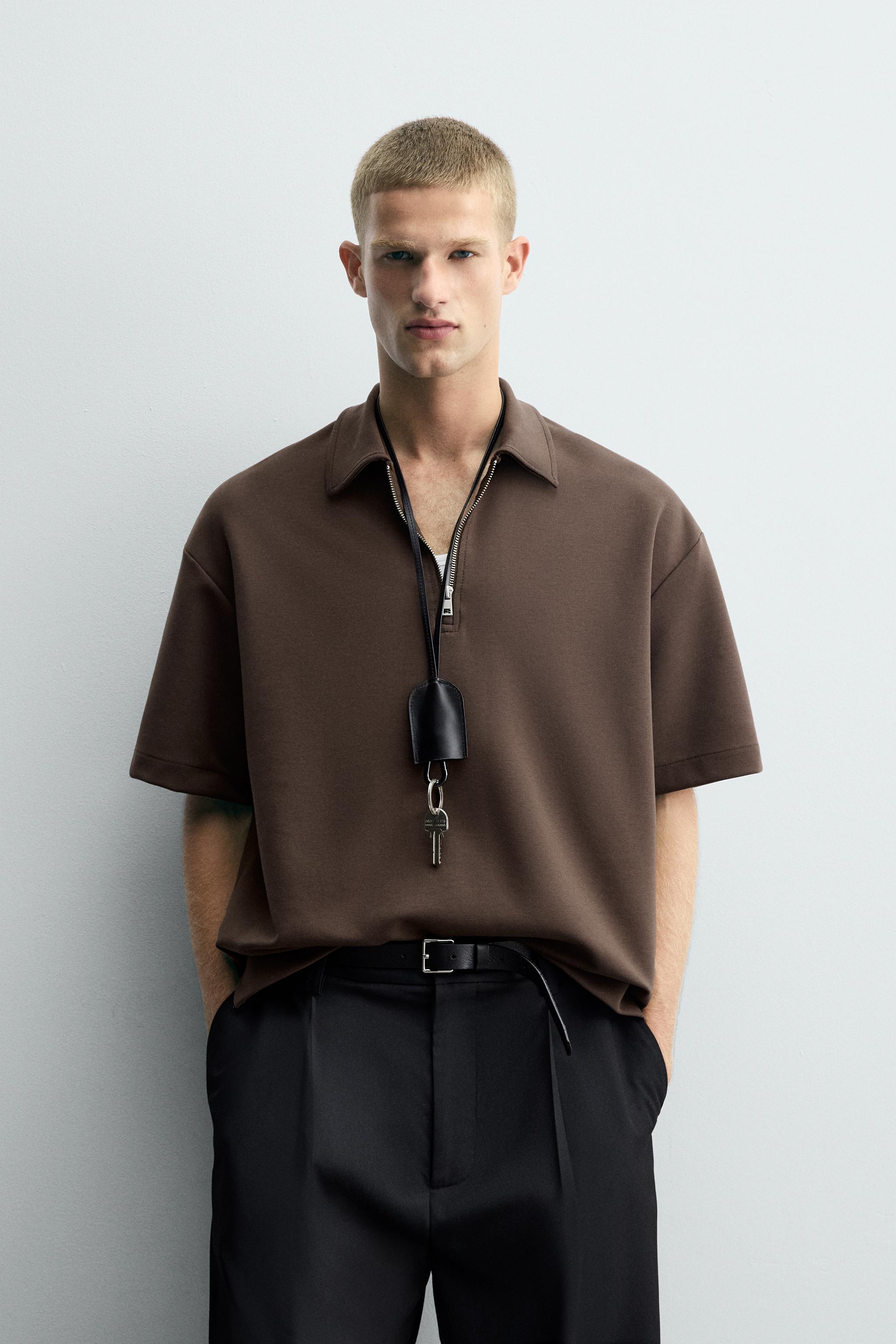 芸能人　有名人　DIESEL ブラック ポロシャツ ジッパー付き Diesel ポロシャツ | ブラック | FARFETCH JP