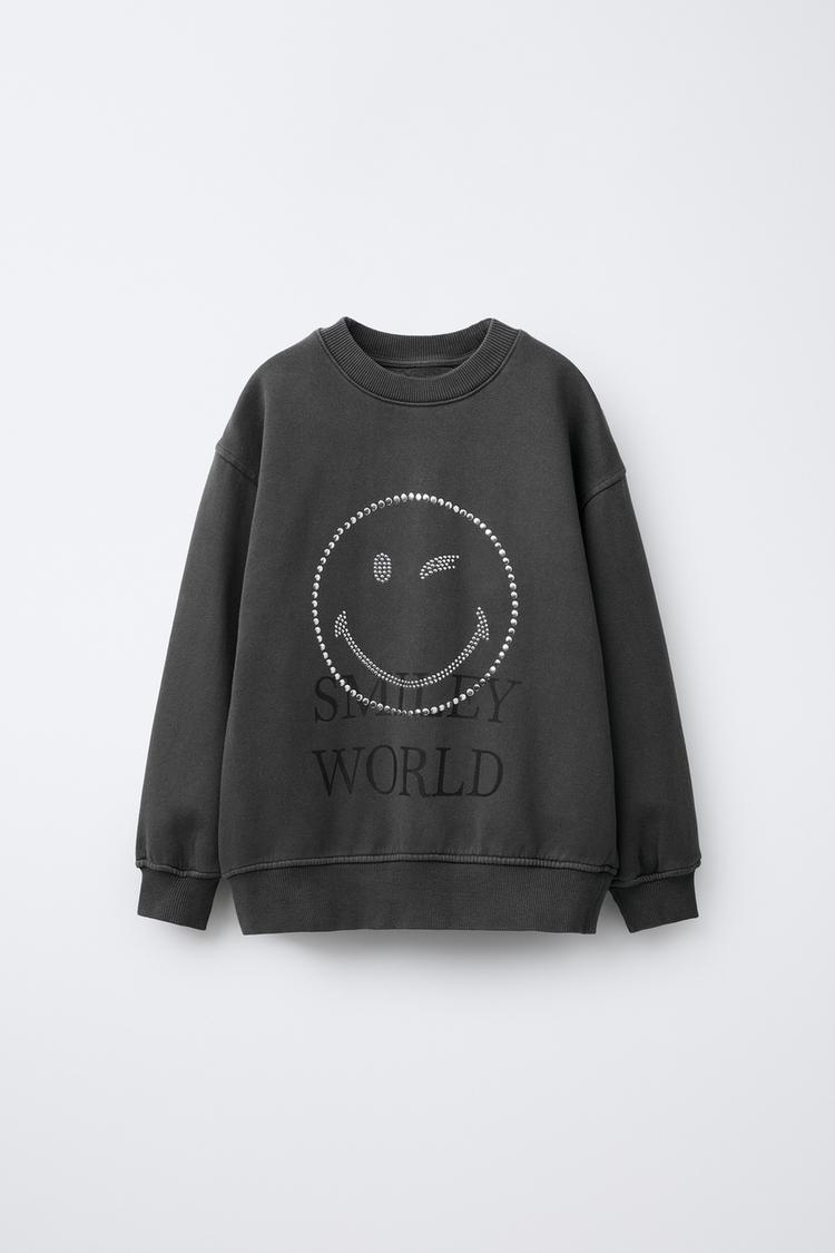 SMILEYWORLD ® STUD SWEATSHIRT