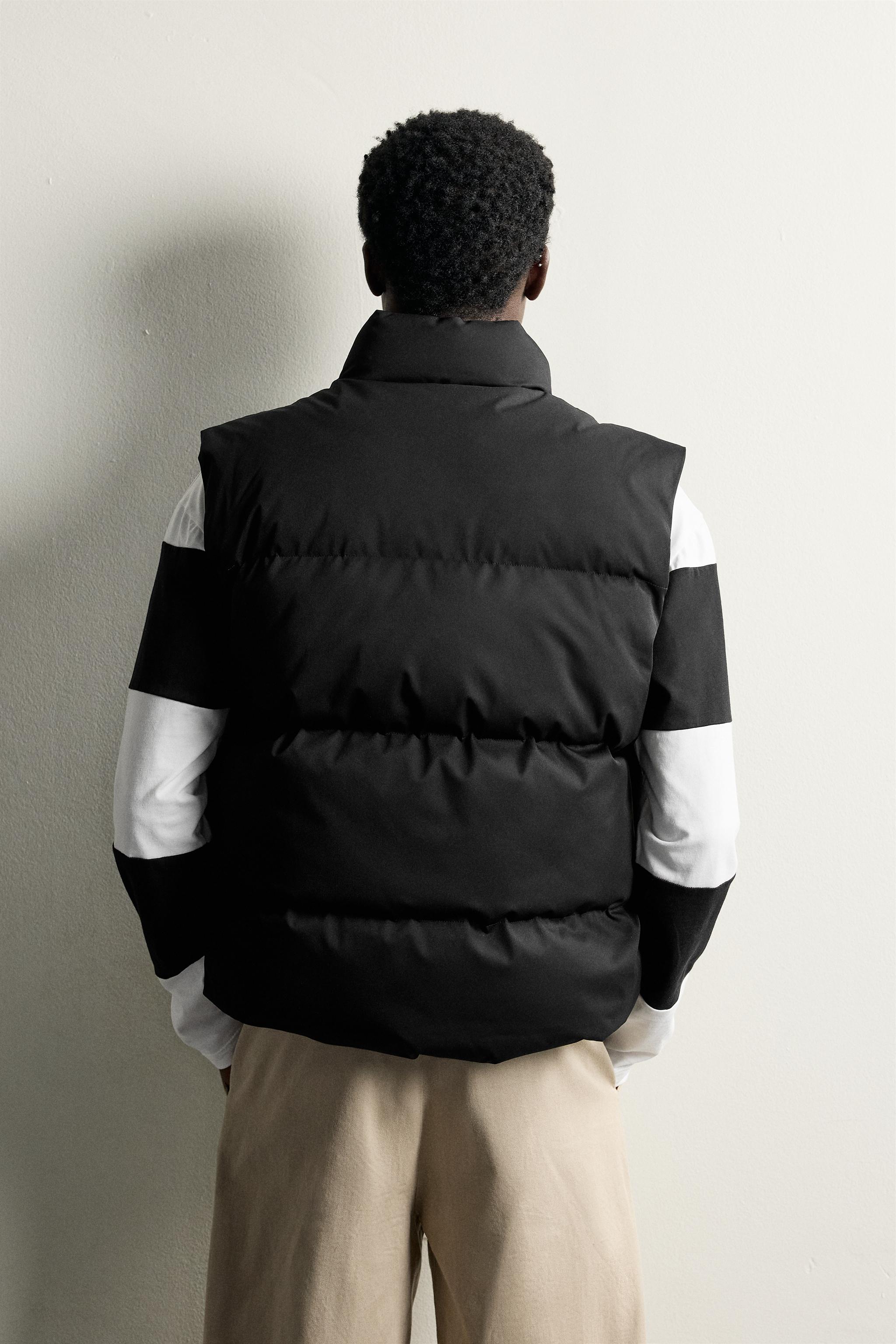 Zara REGULAR FIT ŞİŞME YELEK görsel 3