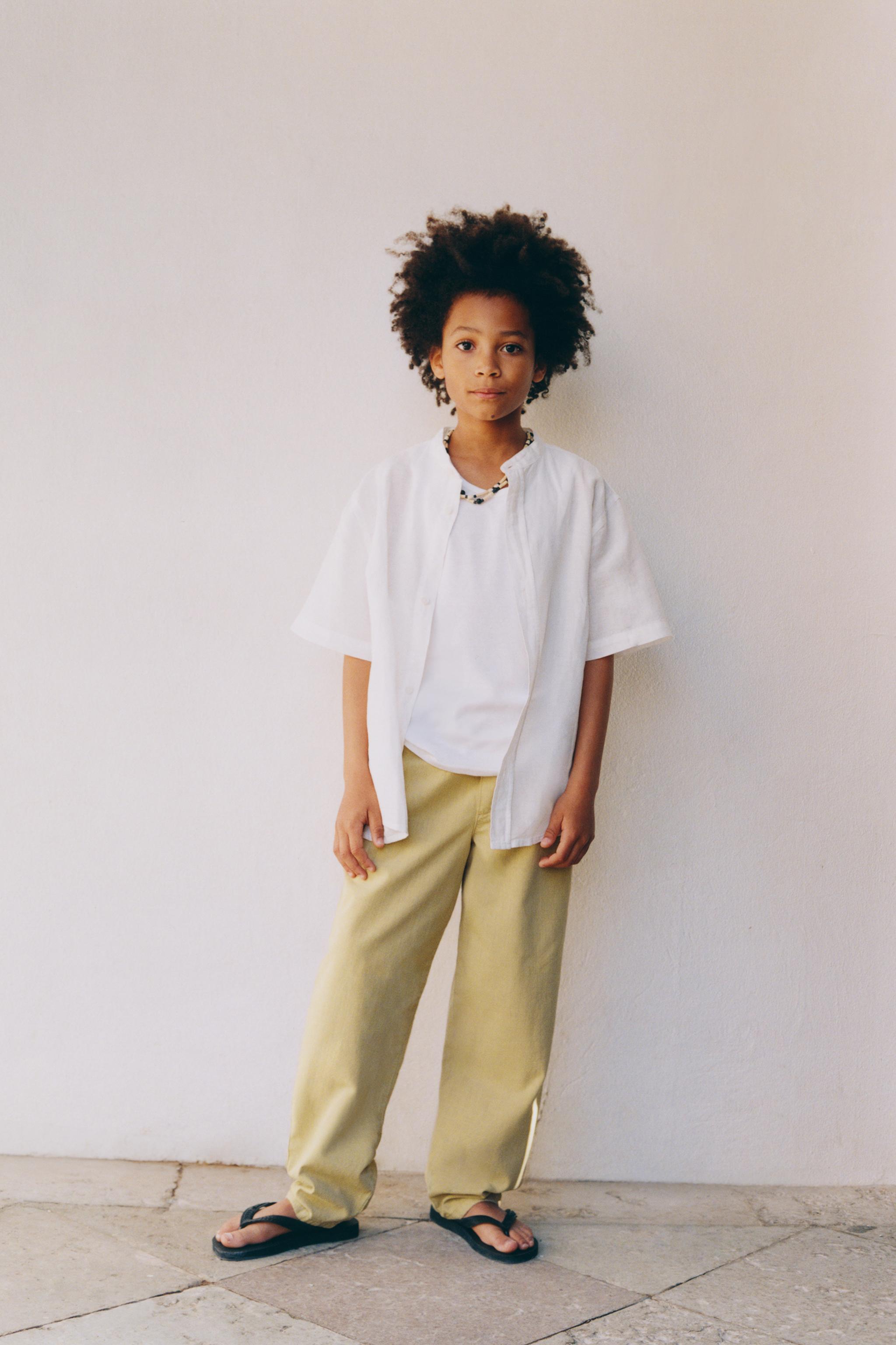 男の子用ホワイトシャツ | ZARA 日本
