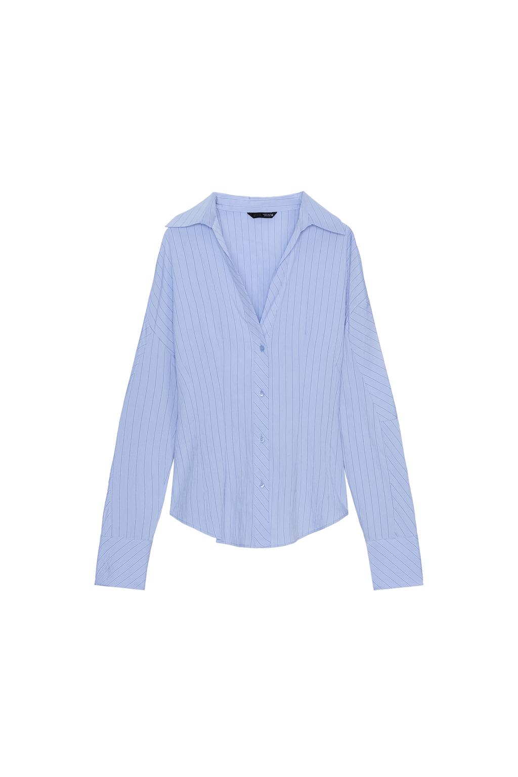 FITTED STRIPED SHIRT - image 3