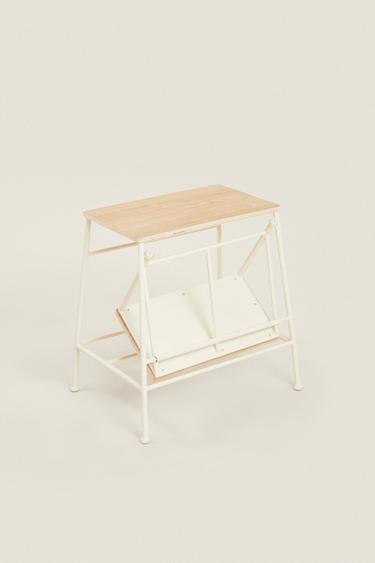 TWO-STEP WOODEN STEP | STOOL - Light beige by Zara - Image 5