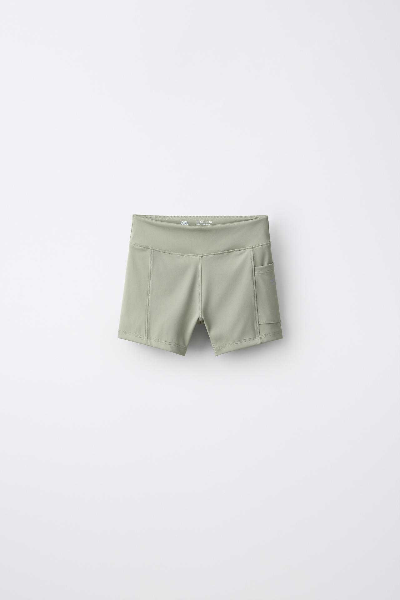 SHORT LEGGINGS — Khaki