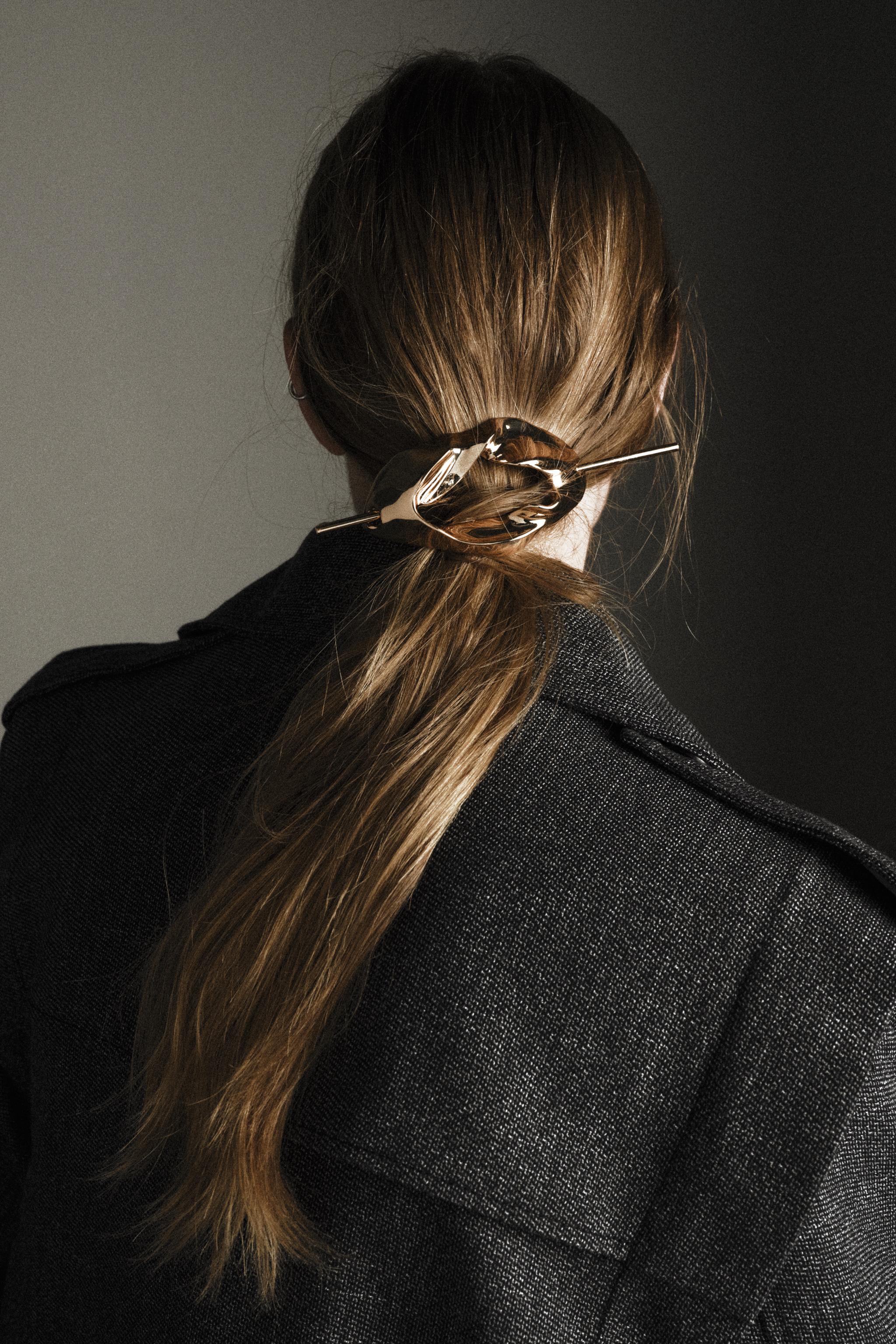 Женские аксессуары Zara METAL HAIR CLIP — фото 2