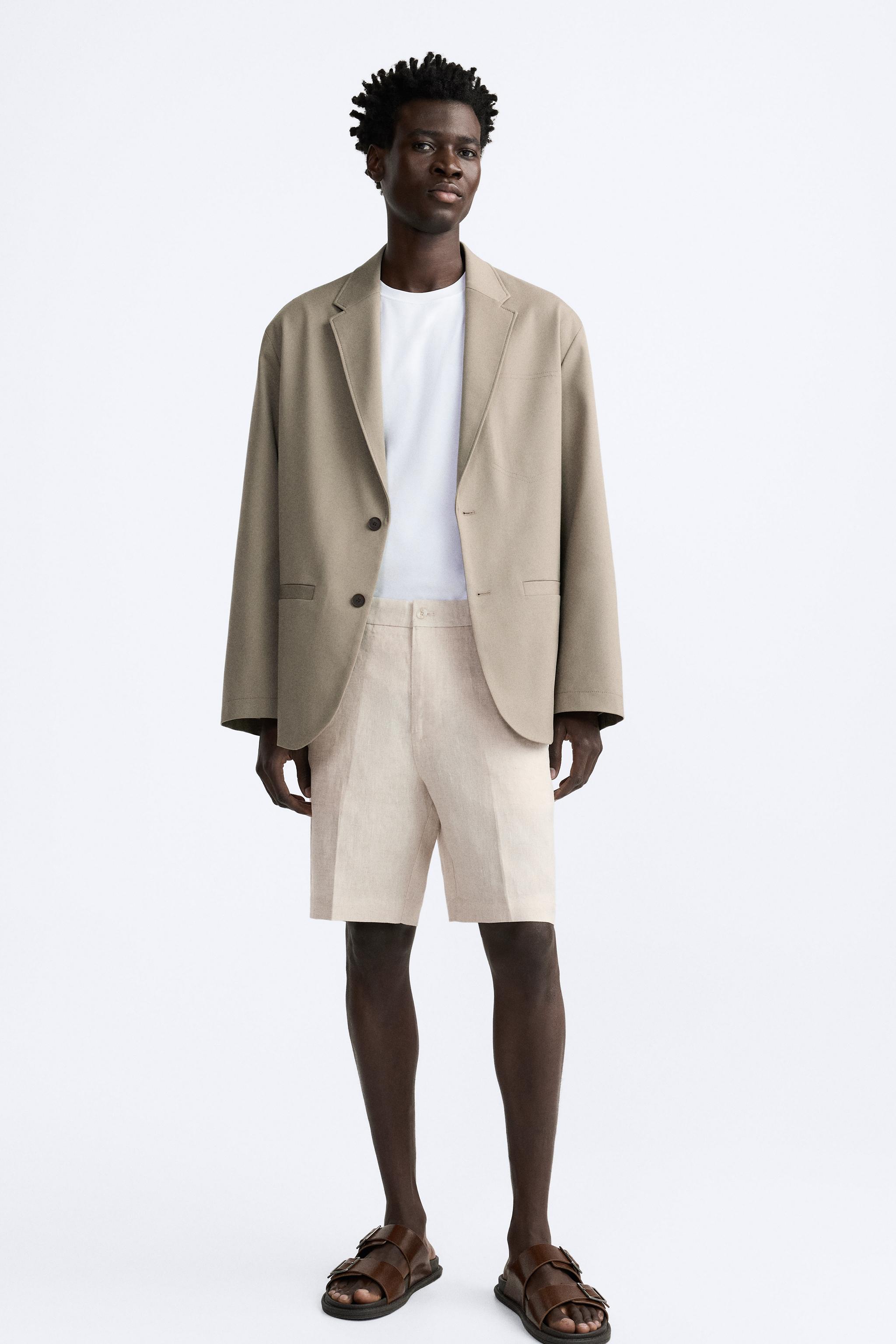 Bermuda Jogger Pantalones Cortos De Hombre Zara Bermudas En