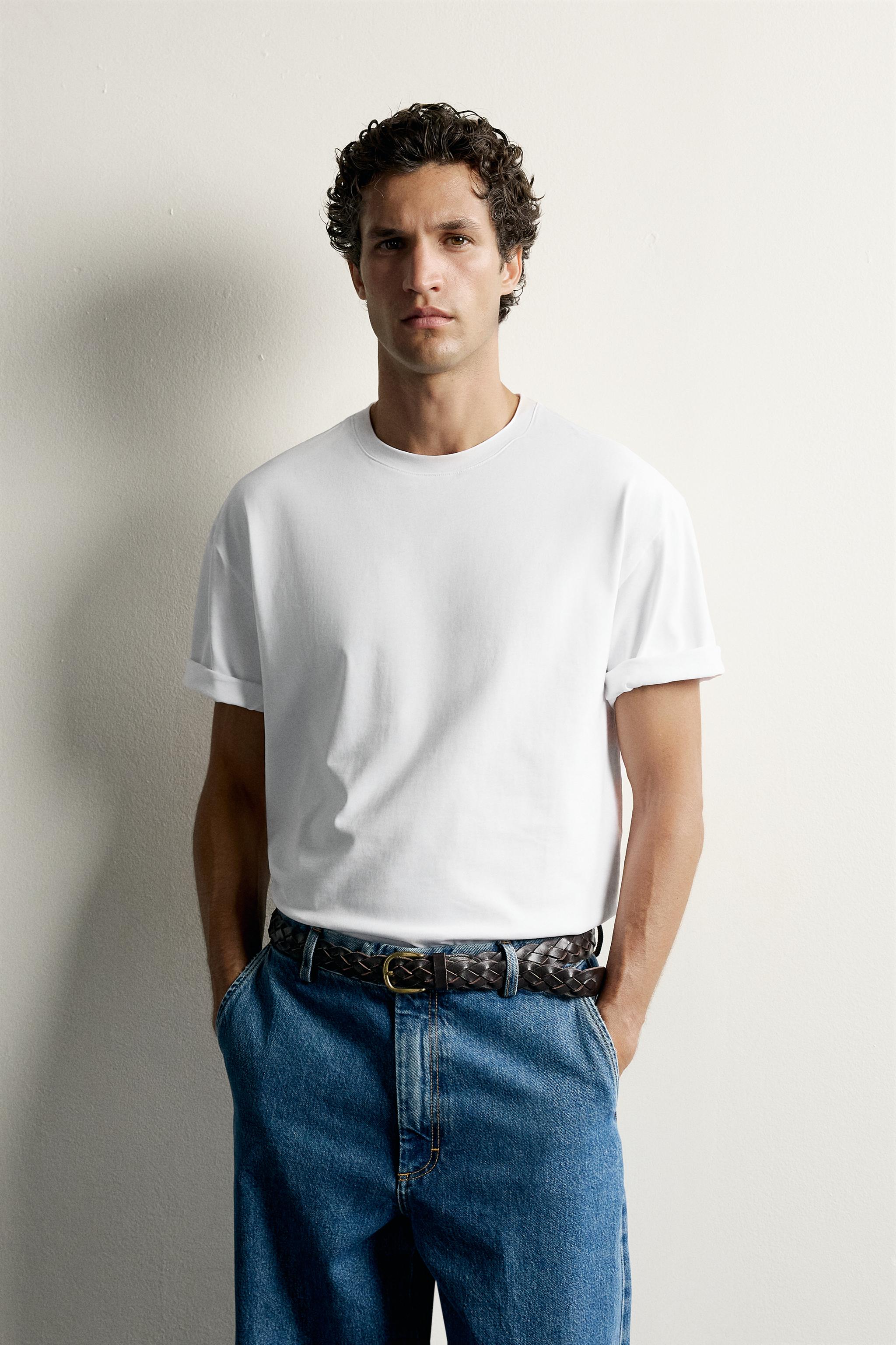 Zara 3’LÜ BASIC HEAVYWEIGHT T-SHIRT PAKETİ /03 görsel 5