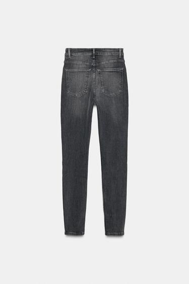 Zara SCULPT HIGH WAIST TRF JEANS - Anthracite grey