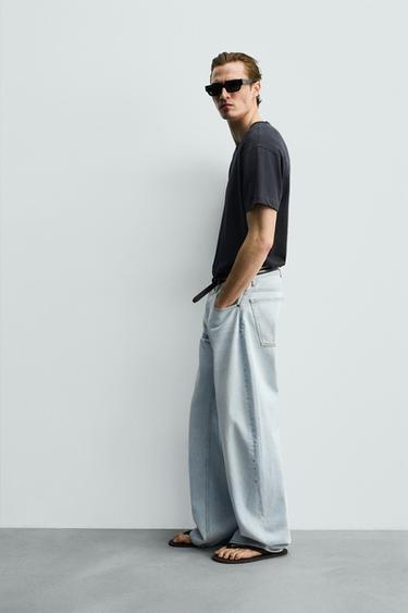 JEAN COUPE BALLON - Bleu clair de Zara - Image 3