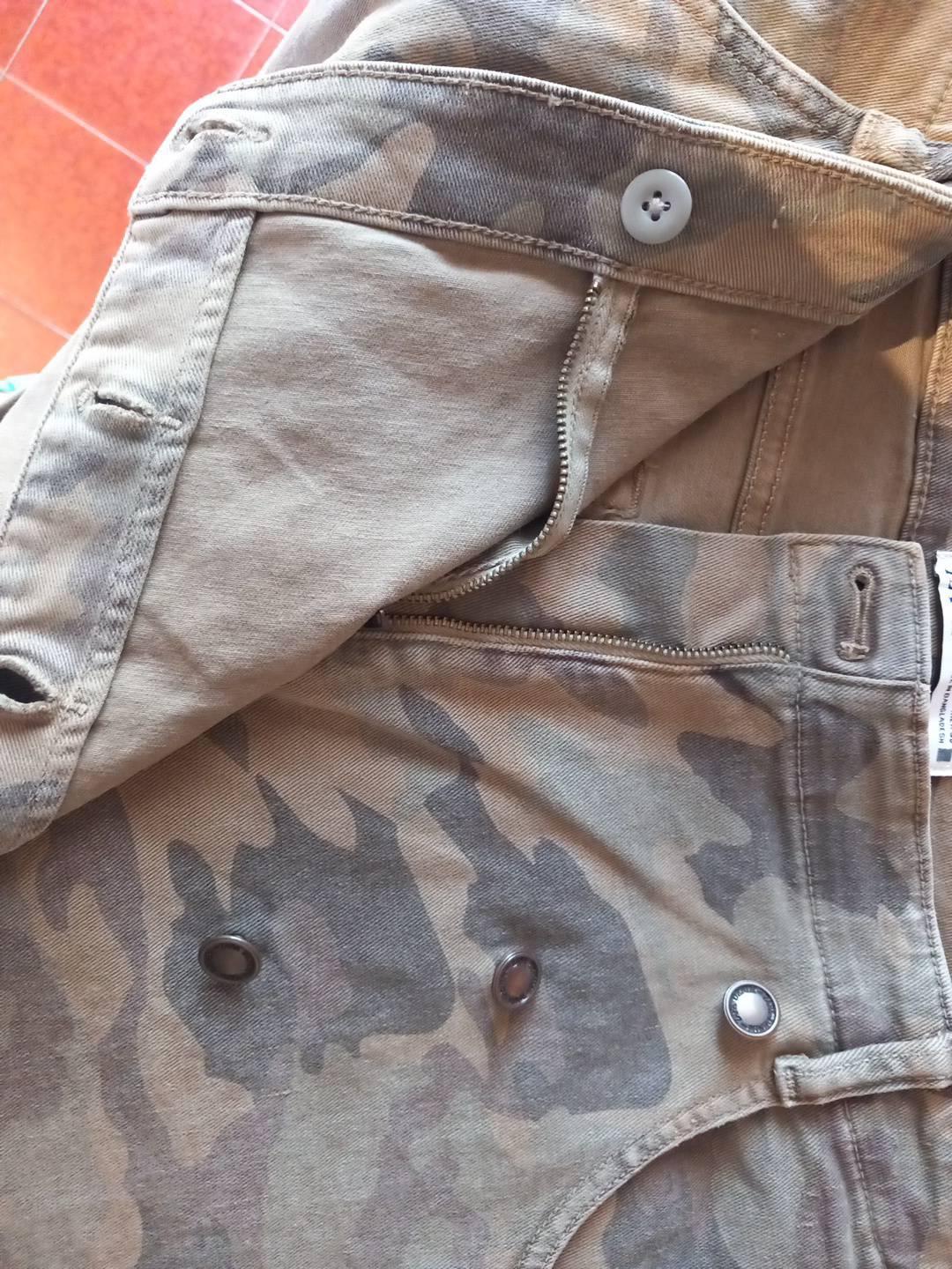 SHORTS GONNA/PANTALONE TESSUTO MIMETICO. - Image 4