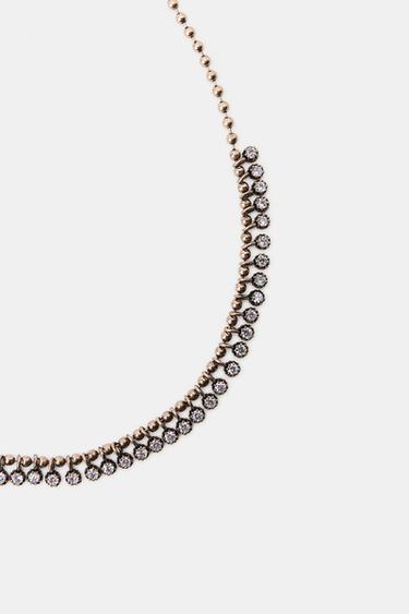COLLIER BOULES BIJOUX - or rose de Zara - Image 1