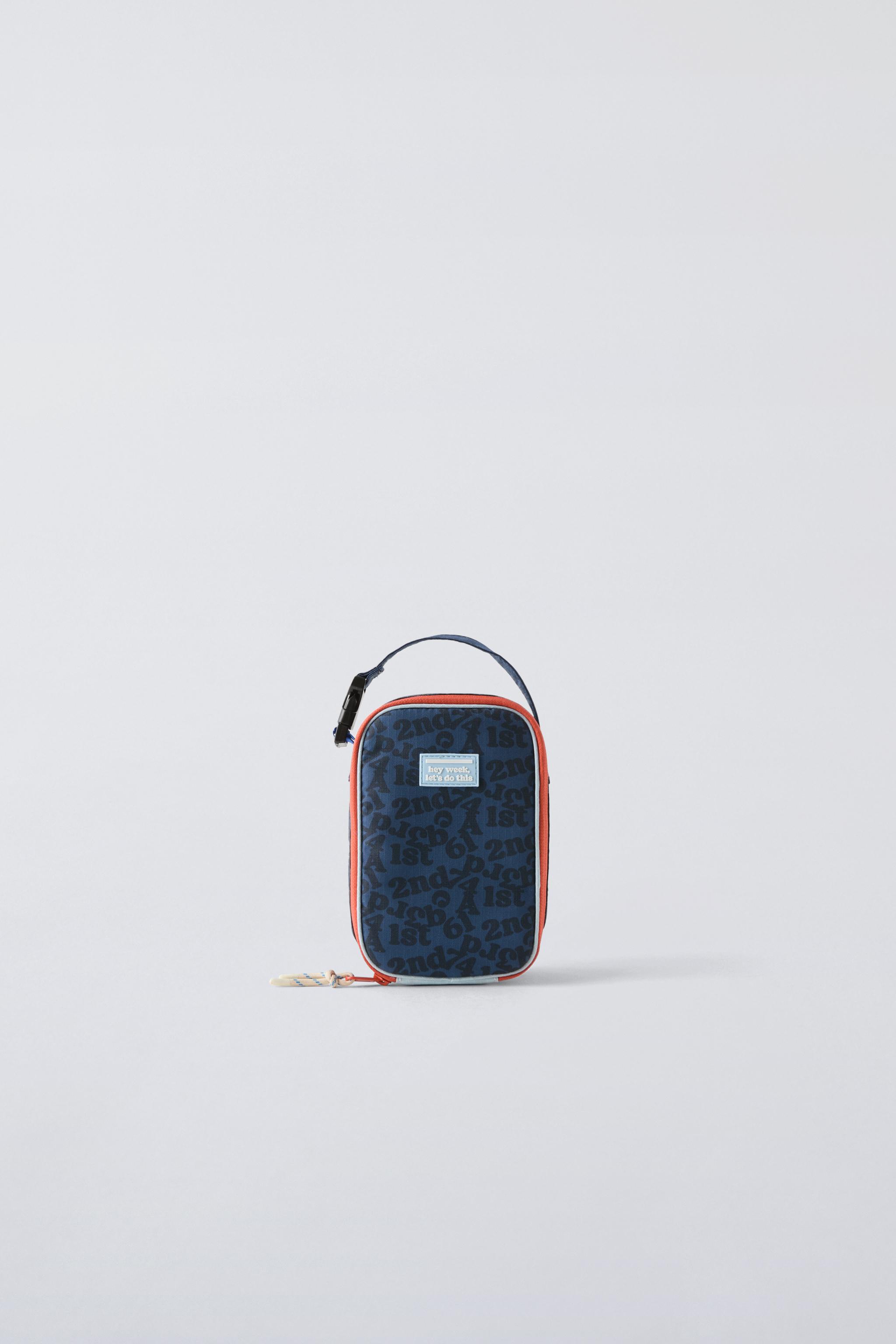 MULTIPURPOSE SMALL SCHOOL BAG Blue ZARA Canada