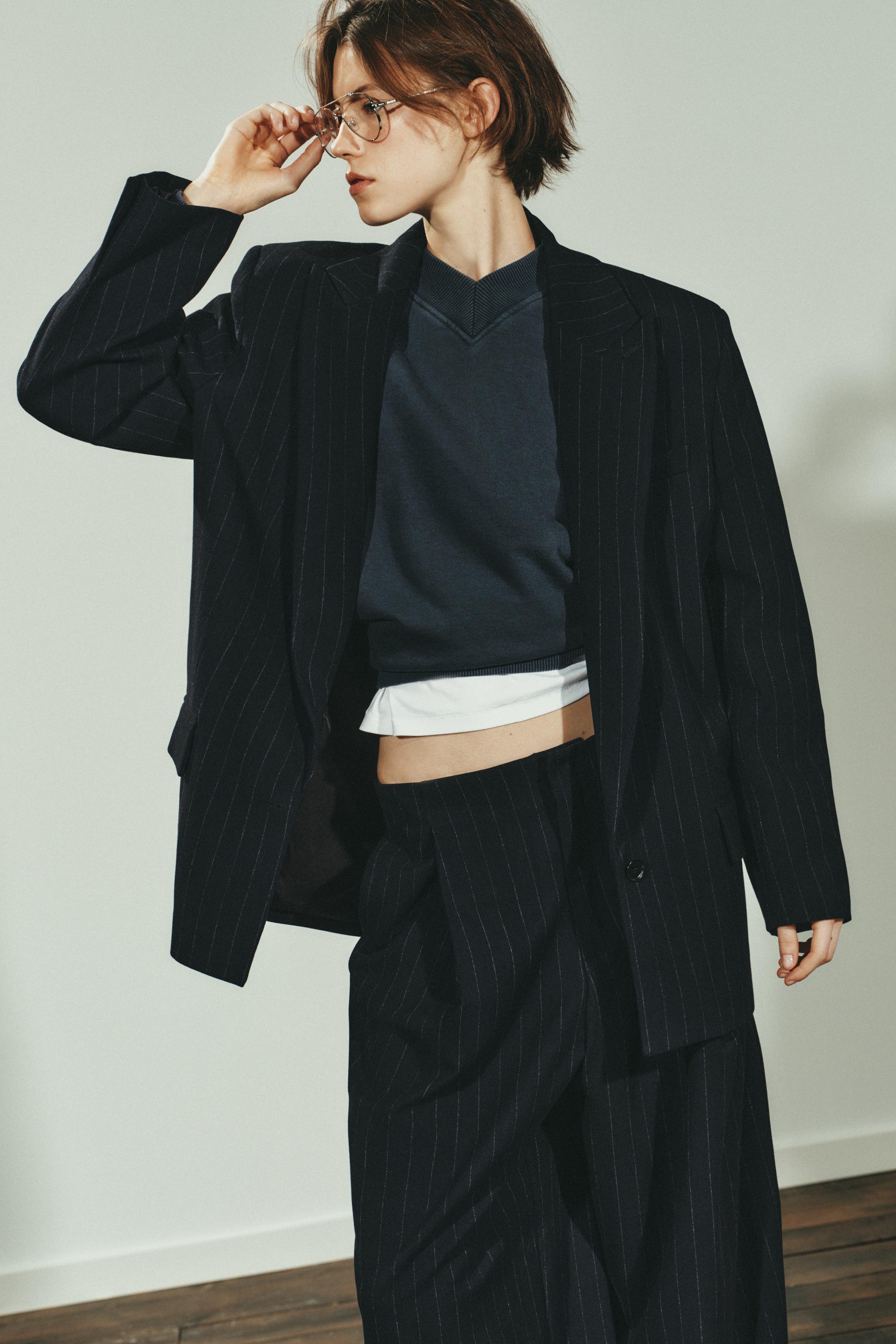 VESTE À RAYURES TENNIS AVEC POCHES