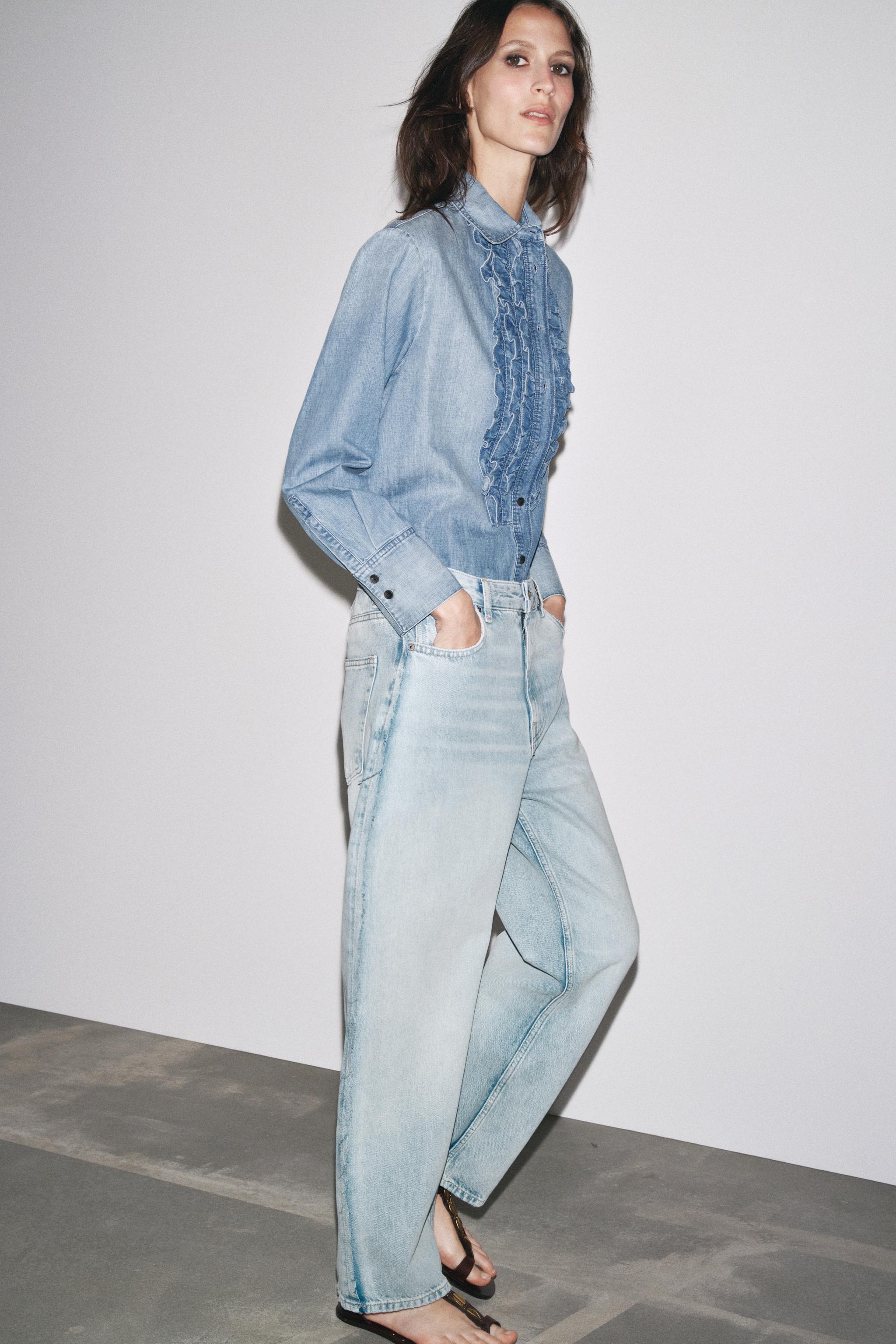 ZARA - 完売品 ZARA ZWコレクション デニムシャツ S新品タグ付き