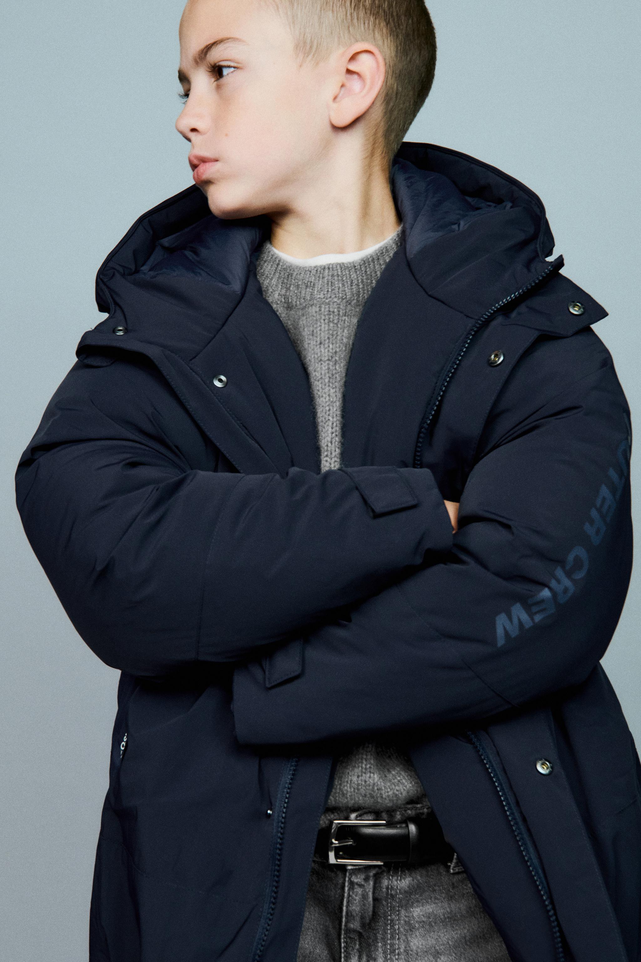 COLOR BLOCK PUFFER JACKET