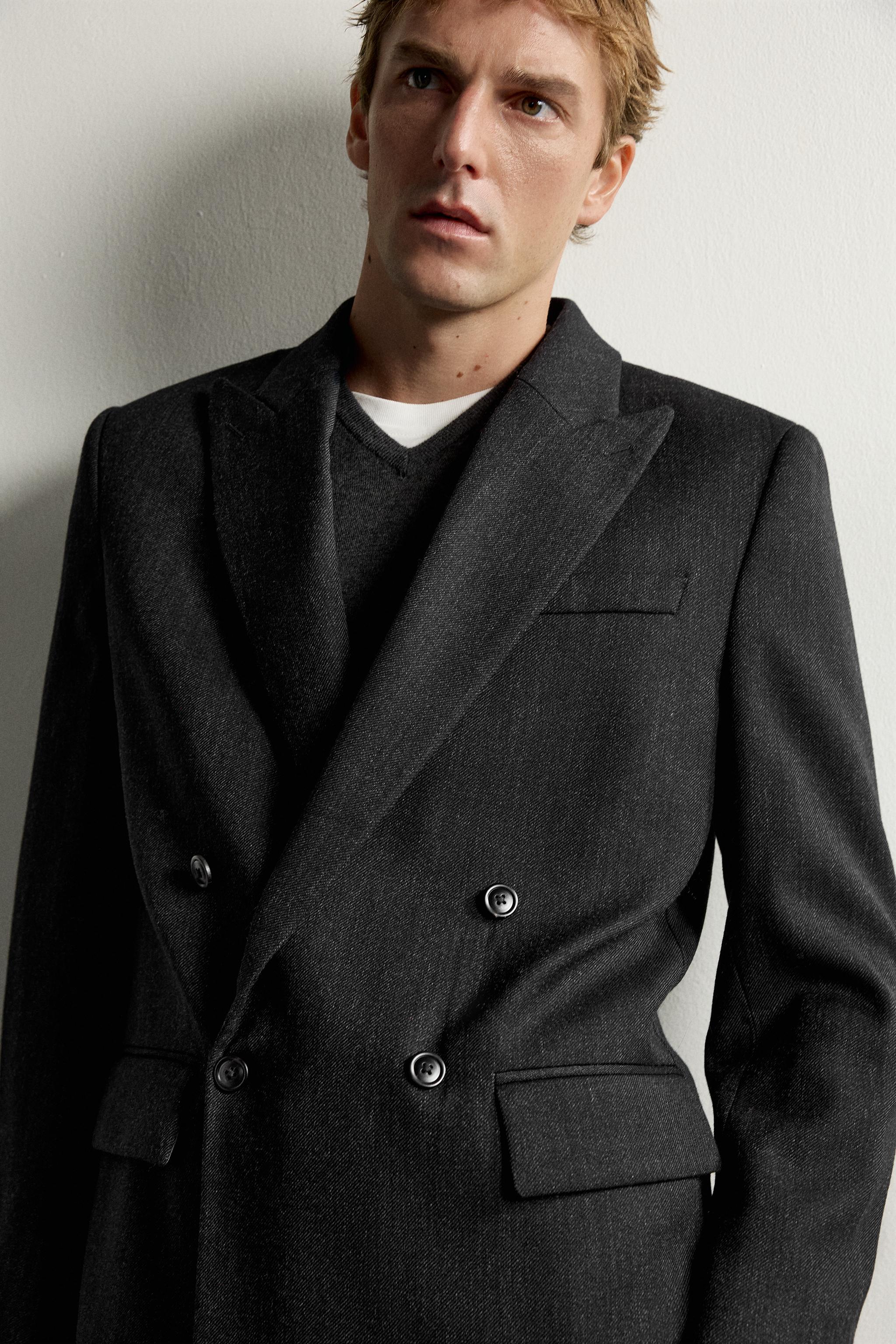 BLAZER COSTUME CROISÉ 100 % LAINE MANTECO®