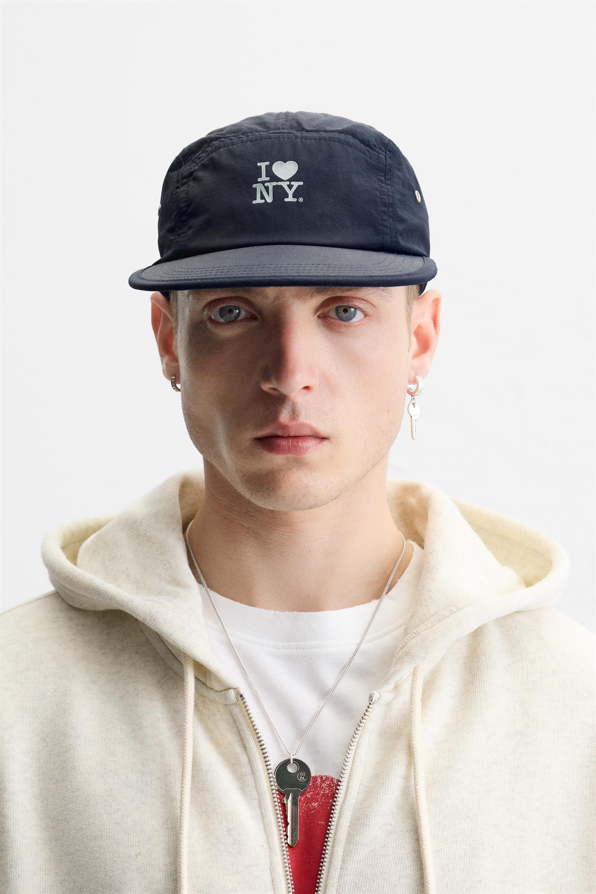 I LOVE NEW YORK ® FLAT BILL CAP - Midnight blue | ZARA