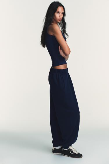 TEXT JOGGERS - Blue by Zara - Image 2