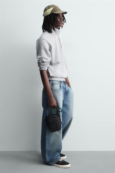 BANDOLERA ENGOMADA - Negro de Zara - Imagen 0